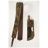 Image 1 : Crow Tacked Knife Sheath and Matching Belt
