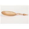 Image 1 : Quilled Horn Spoon, 9 ¼" long x 2 ¾"