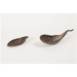 Pawnee and Buffalo Horn Spoons