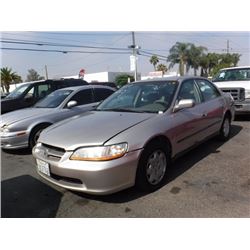 98 Honda Accord 4 Dr  Sedan - T - `DRIVE