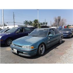 91 Honda Accord 2 Dr  Coupe - T - DRIVE MC TP
