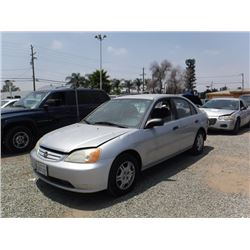 01 Honda Civic 4dr Sedan - T - DRIVE-BD