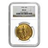 Image 1 : 1920 $20 St. Gaudens Gold Double Eagle MS-62 NGC