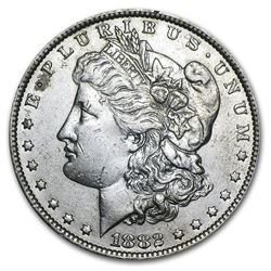 1882-O/S Morgan Dollar AU-50