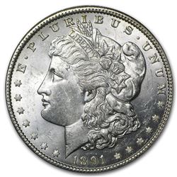 1891 Morgan Dollar BU MS-63