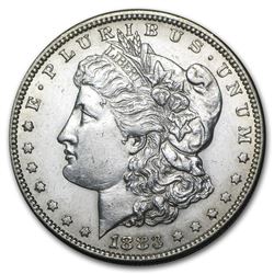 1883-S Morgan Dollar AU-58