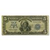 Image 1 : 1899 $5.00 Silver Certificate Chief Running Antelope Fine