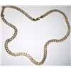 Image 1 : Gold Colored Metal Braided Necklace