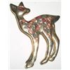 Image 1 : Rhinestone Deer Vintage Pin