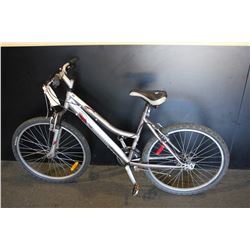 SILVER INFINITY 21-SPEED FRONT SUSPENSION HYBRID BIKE