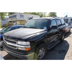 2001 CHEVROLET TAHOE LT VIN 1GNEK13T51R104290