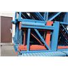 Image 2 : 1-22' REDIRACK BLUE CANTILEVER PALLET RACK UPRIGHT WITH 6-9' CROSSBARS