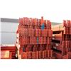 Image 3 : 1-18' REDIRACK ORANGE PALLET RACK UPRIGHT WITH 6-8' CROSSBARS