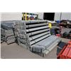 Image 2 : ASSORTED GREY PALLET RACKING UPRIGHTS WITH GREY CROSSBARS