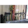 Image 2 : ASSORTED GOLF COURSE SUPPLIES, RACK, FLAGS ETC, GREENS MATS