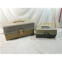 LOT 2 FISHING TACKLE BOXES
