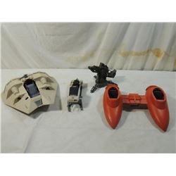 LOT 4 VINTAGE GI JOE & STAR WARS TOYS