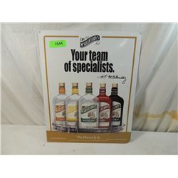 DR MCGILLICUDDYS ADVERTISEMENT SIGN