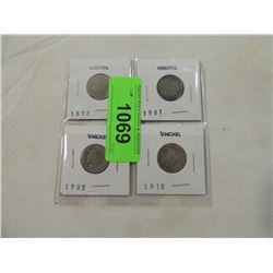LOT 4 V NICKELS