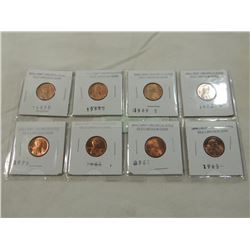 LOT 8 BRILLIANT UNCIRCULATED OLD LINCOLN CENT