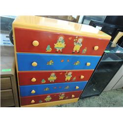 RAGGEDY ANN & ANDY CHEST DRESSER