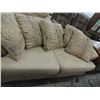 Image 2 : NICE FABRIC SOFA W/ DECORATIVE PILLOWS