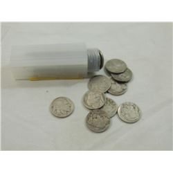 FULL ROLL FULL DATE BUFFALO NICKELS