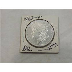 1883 MORGAN SILVER DOLLAR COIN