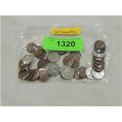 BAG MISC CANADIAN COINS