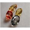 Image 1 : SAPPHIRES 4PCS MULTICOLOR 0.85CTW