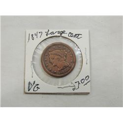 1847 LARGE CENT