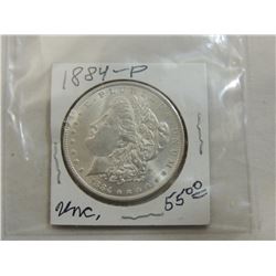 1884 MORGAN SILVER DOLLAR