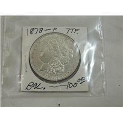 1878 MORGAN SILVER DOLLAR