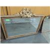 Image 1 : ANTIQUE ORNATE FRAMED MIRROR