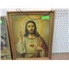 Image 1 : VINTAGE JESUS CHRIST FRAMED LITHOGRAPH