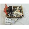 Image 1 : BOX LOT MISC ELECTRICAL SUPPLIES