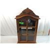 Image 1 : WOODEN DISPLAY WALL CABINET