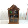 Image 2 : WOODEN DISPLAY WALL CABINET