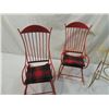 Image 2 : LOT 3 SMALL METAL DOLL CHAIRS