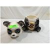 Image 3 : VINTAGE PANDA BEAR COOKIE JAR