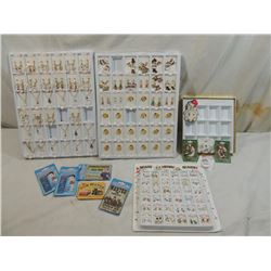 BOX LOT MISC HOLIDAY JEWELRY SETS & MAGNETS