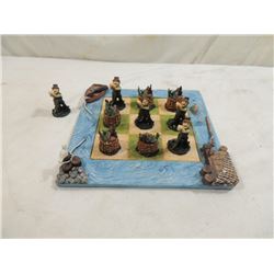 FISHERMEN DECORATIVE TIC TAC TOE GAME