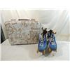 Image 2 : VINTAGE SMALL TRAVEL SUITCASE & ROLLER SKATES