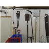 Image 1 : LOT 8 MISC FARM TOOLS: PITCHFORK, SHOVEL, PICKAXE