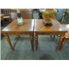 Image 1 : PAIR TRADITIONAL SIDE TABLES