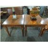 Image 2 : PAIR TRADITIONAL SIDE TABLES