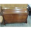 Image 2 : WOODEN SLEIGH TWIN SIZE BEDFRAME