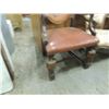 Image 3 : ANTIQUE LEATHER ARM CHAIR