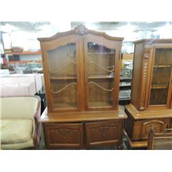 ANTIQUE LARGE HUTCH CABINET