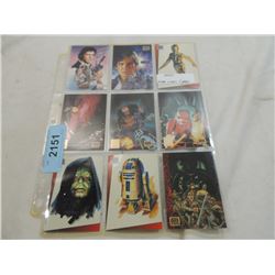 LOT 9 MISC STAR WARS CARDS